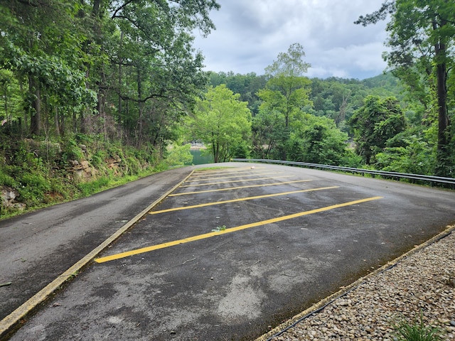 1835 Echo Point Rd, Bronston, KY 42518 - uncovered parking lot with a wooded view