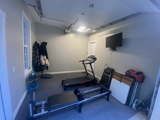 view of exercise room