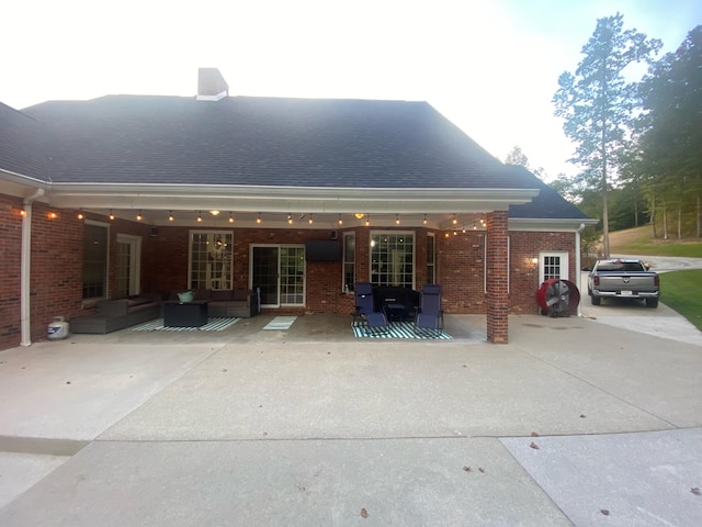 exterior space with a patio