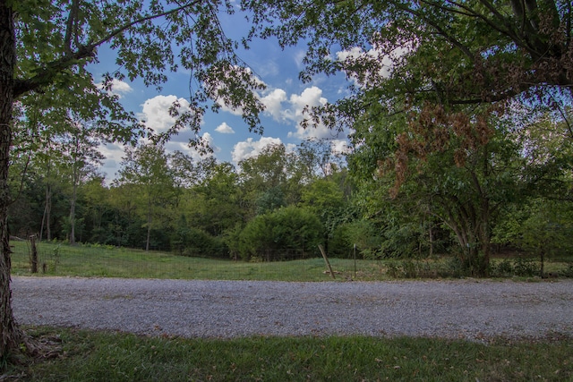 view of road