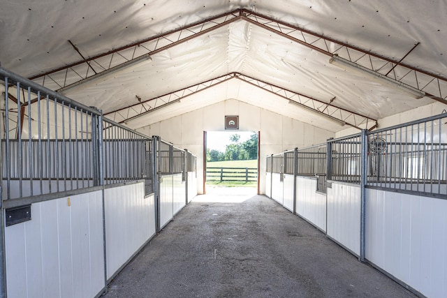 view of stable