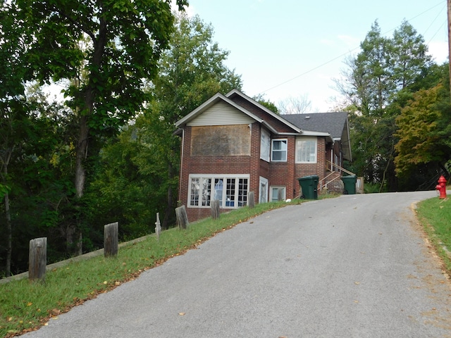 view of front of home