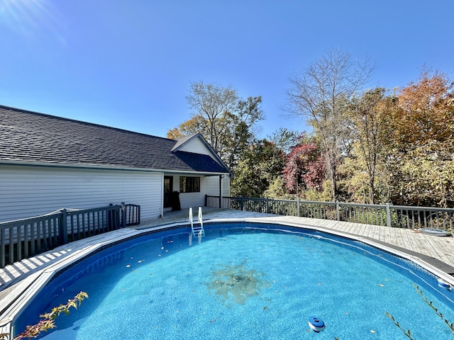 view of pool