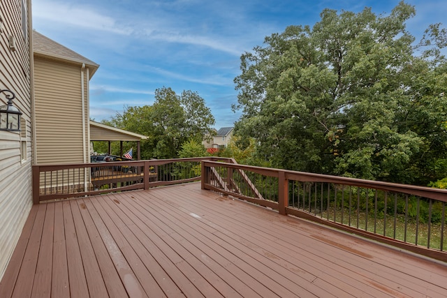 view of deck