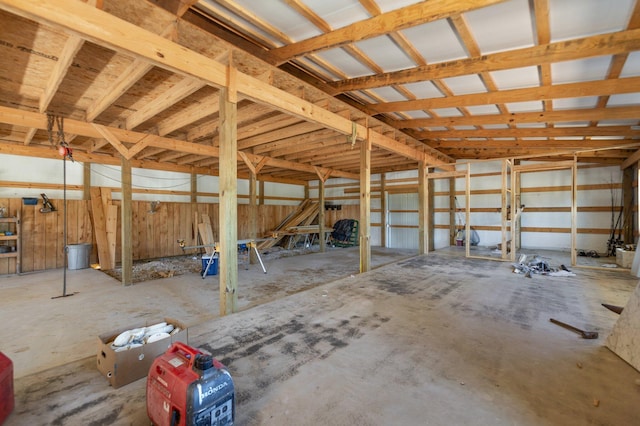 misc room featuring concrete floors