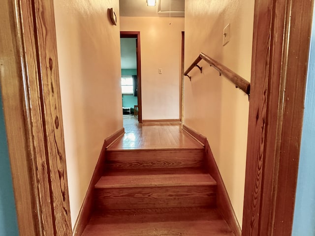 stairs with attic access