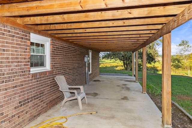 view of patio