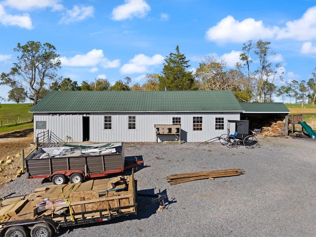 view of rear view of property