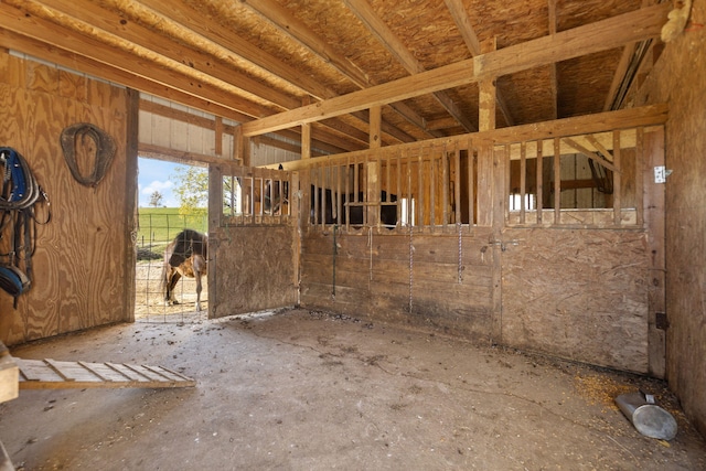 view of stable