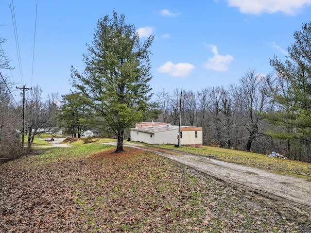 view of yard