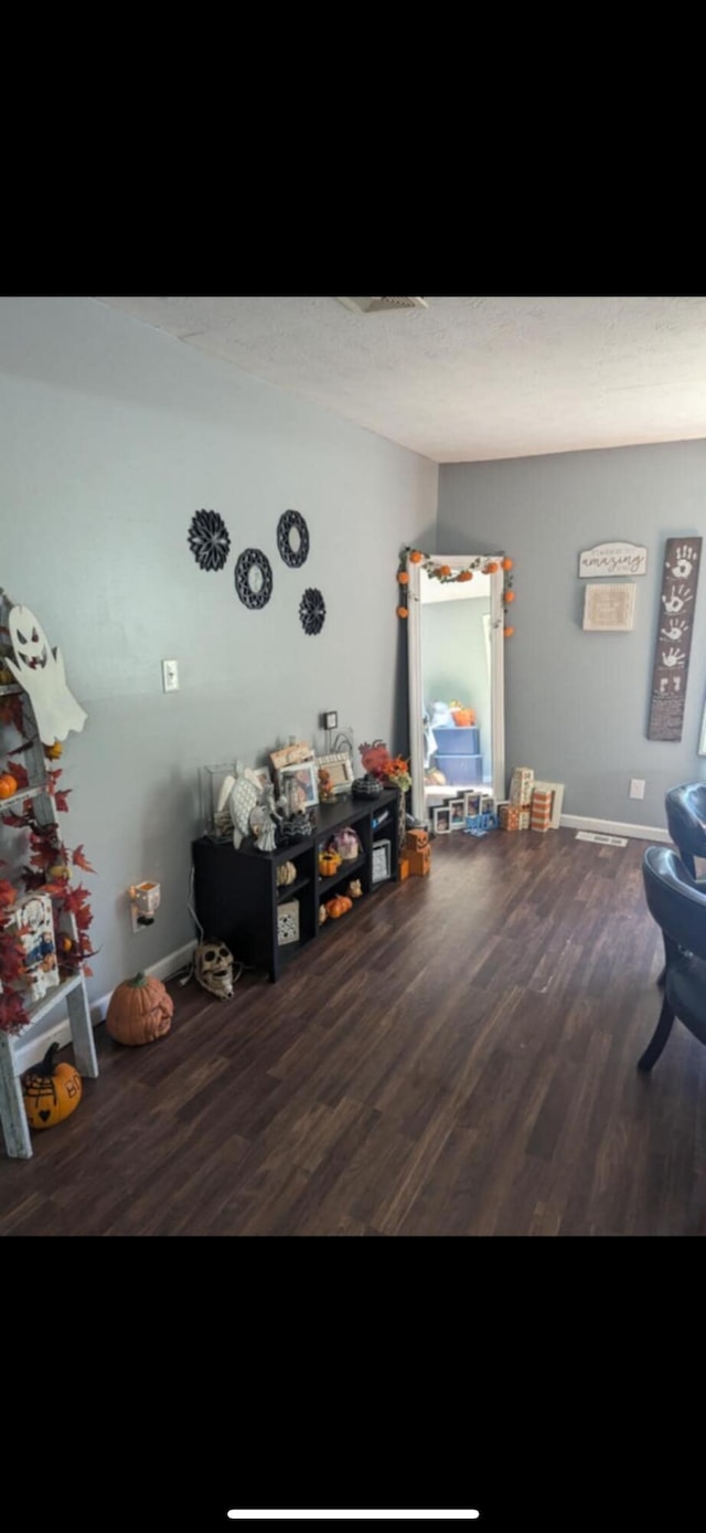 misc room featuring hardwood / wood-style flooring