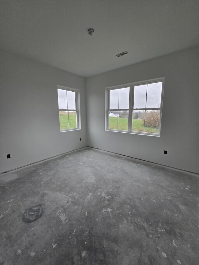 unfurnished room with a wealth of natural light