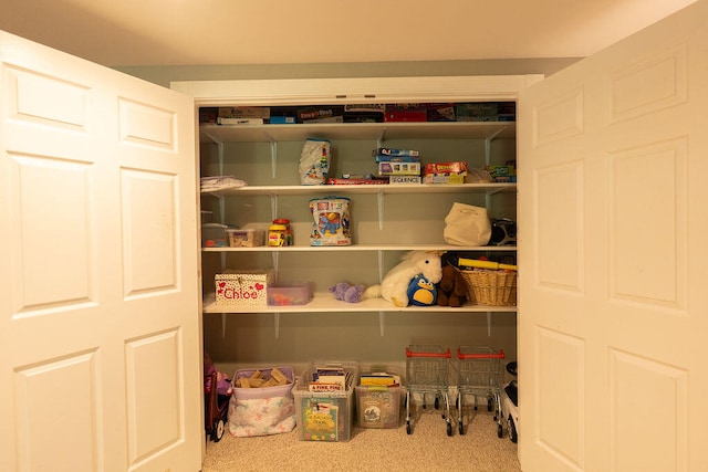 view of pantry