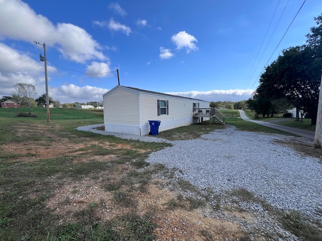 view of side of home