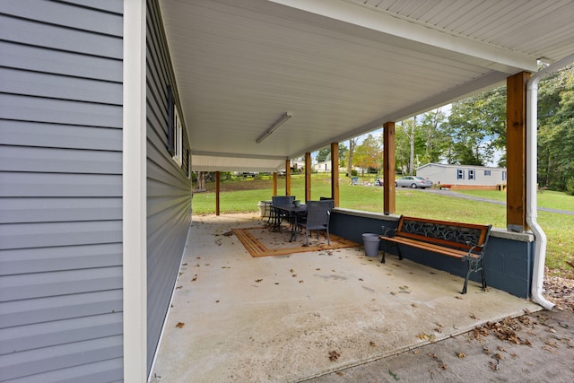 view of patio