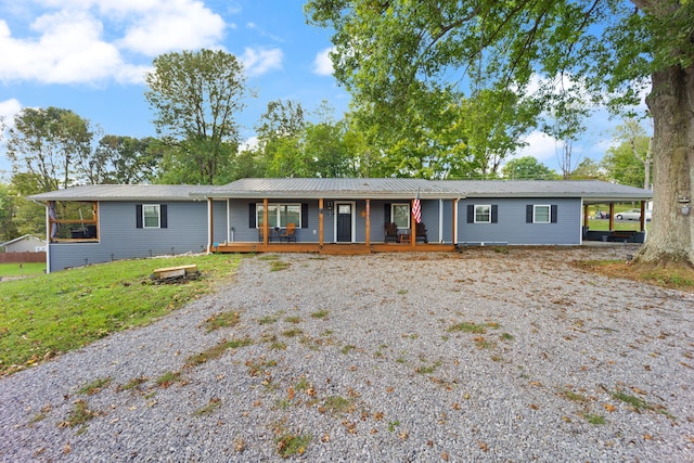 view of ranch-style home