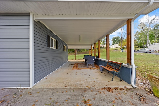 view of patio