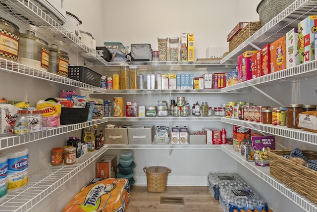 view of pantry