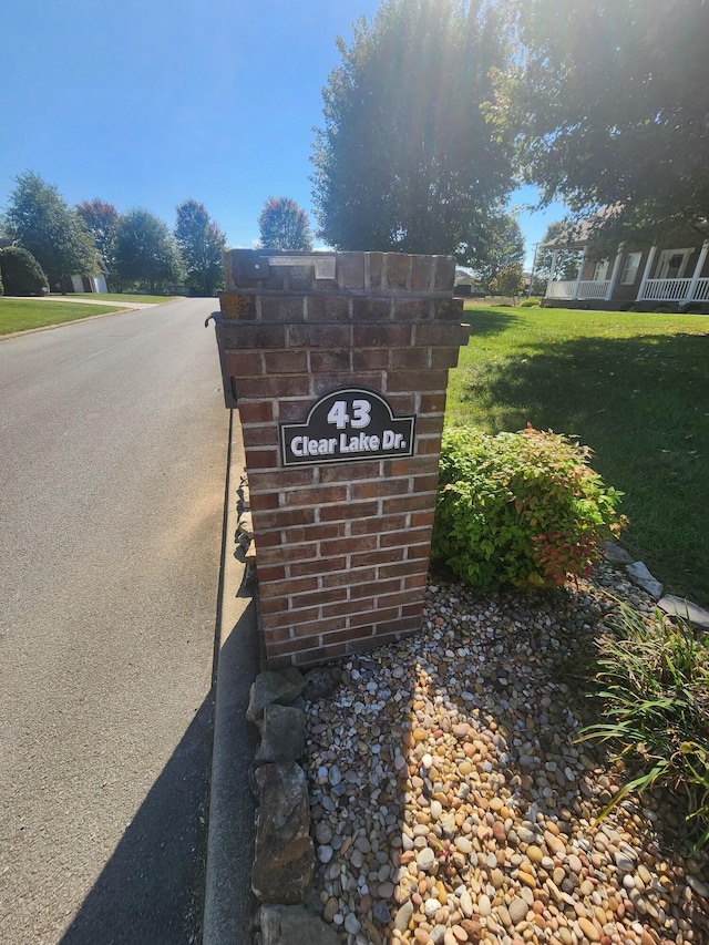 exterior details with carpet