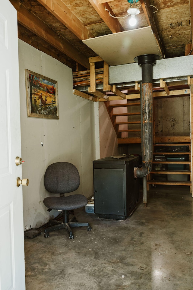 view of utility room