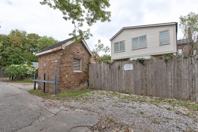 view of property exterior