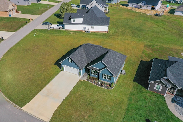 birds eye view of property featuring a residential view