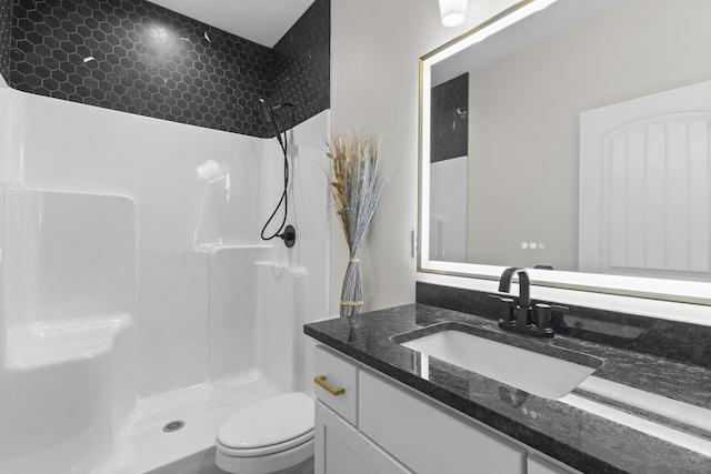 323 Conway St, Frankfort, KY 40601 - full bathroom with toilet, walk in shower, and vanity