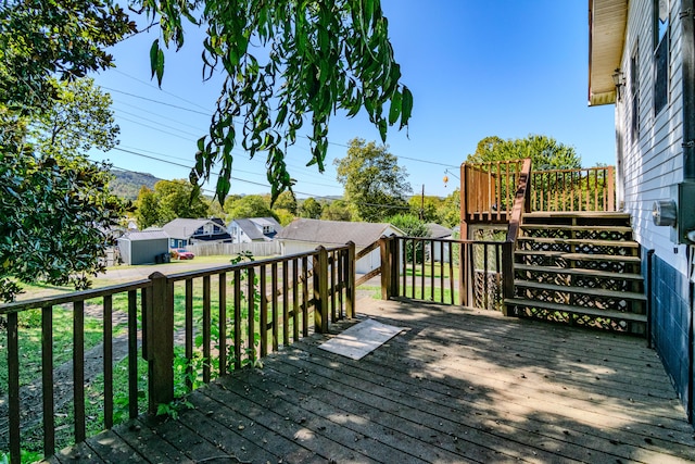 view of deck
