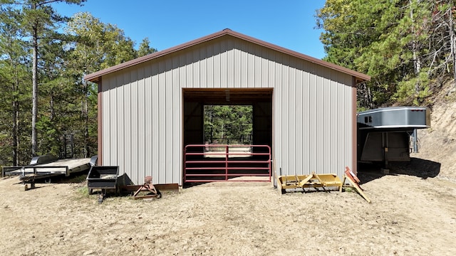 view of outbuilding