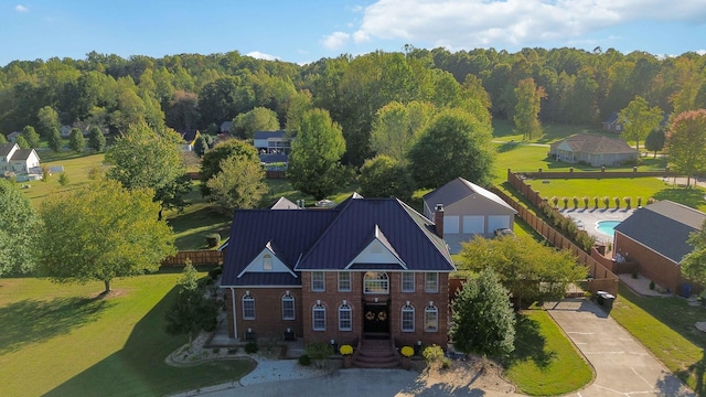 drone / aerial view