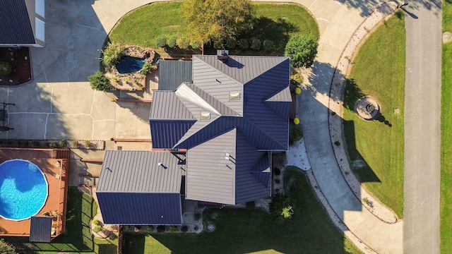drone / aerial view