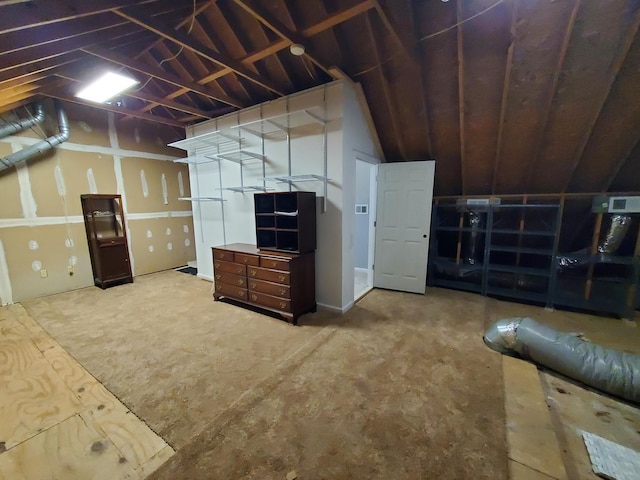 view of basement