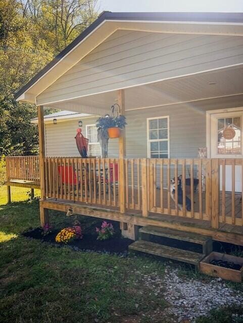 view of deck