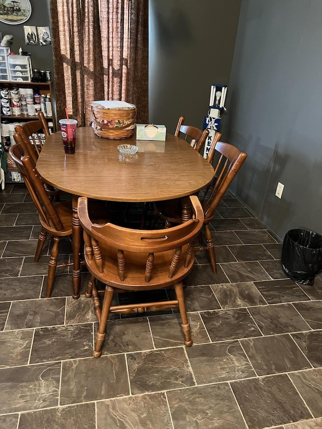 view of dining room