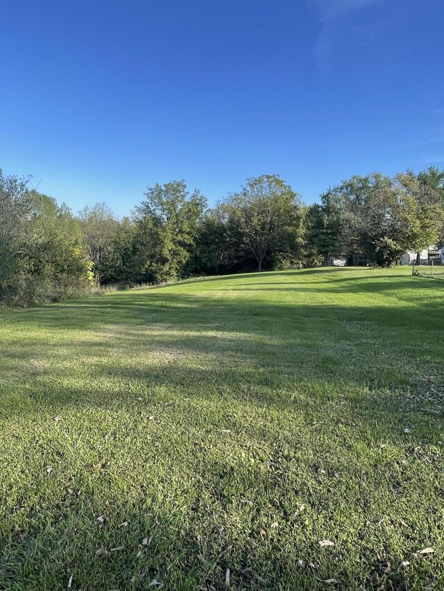 view of yard featuring a rural view