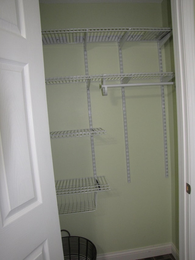 view of closet