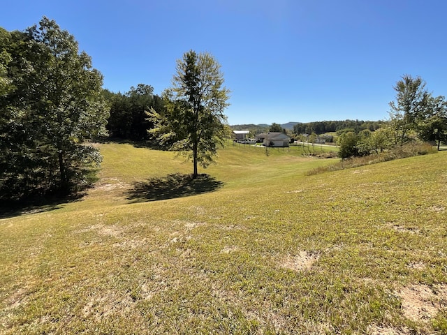 view of landscape featuring a rural view