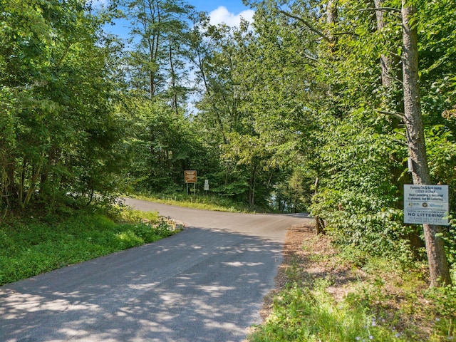 view of road