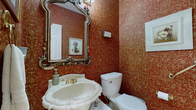 bathroom with toilet