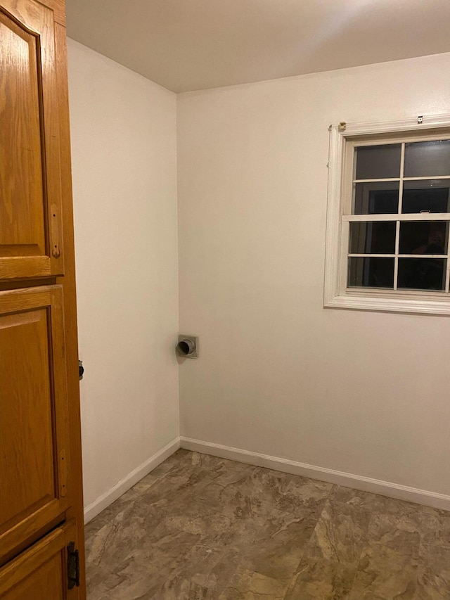 laundry area featuring electric dryer hookup