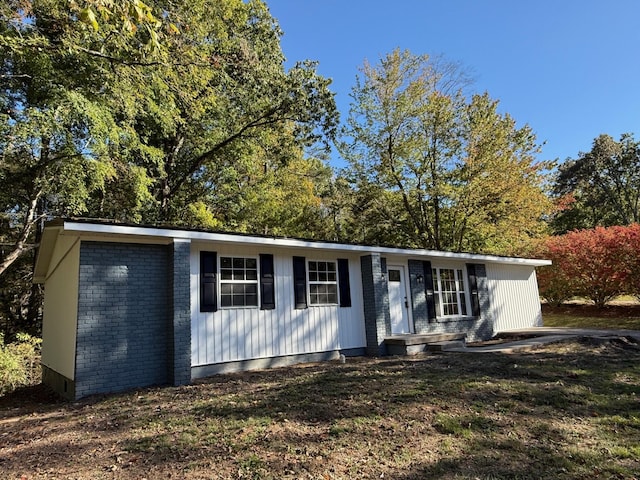 view of ranch-style home