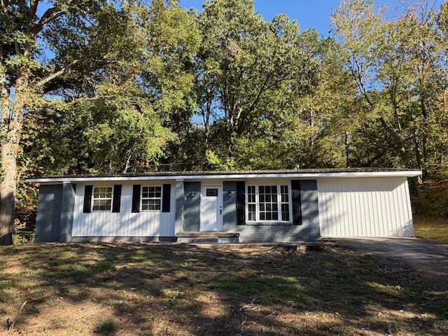 view of ranch-style house