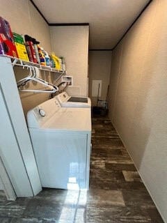 washroom featuring separate washer and dryer