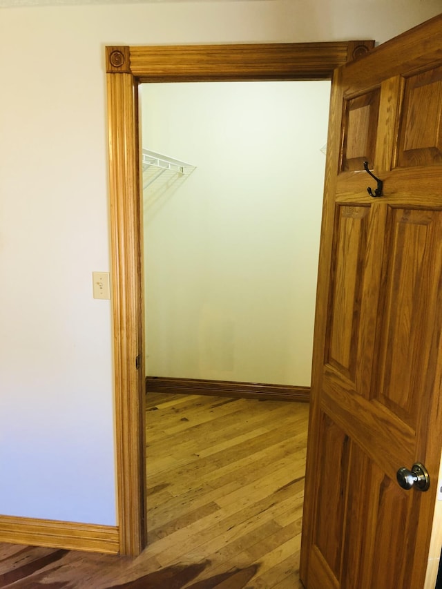 view of closet