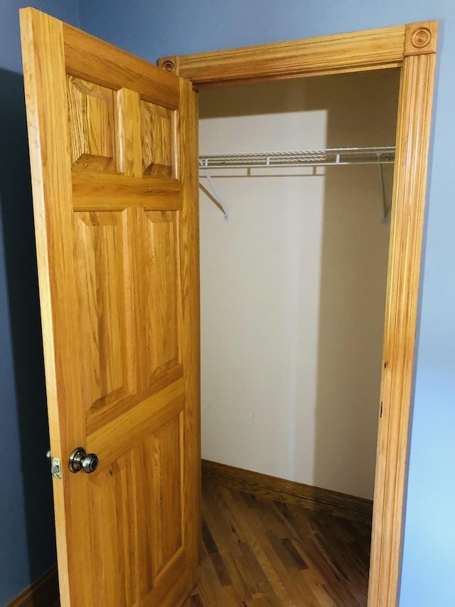 view of closet