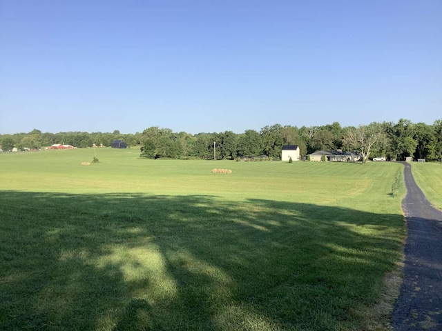 view of community featuring a lawn