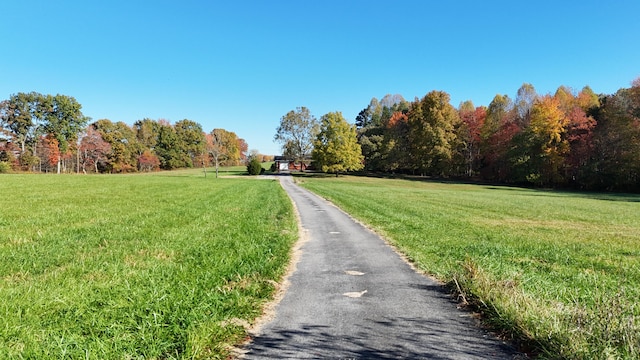 view of road