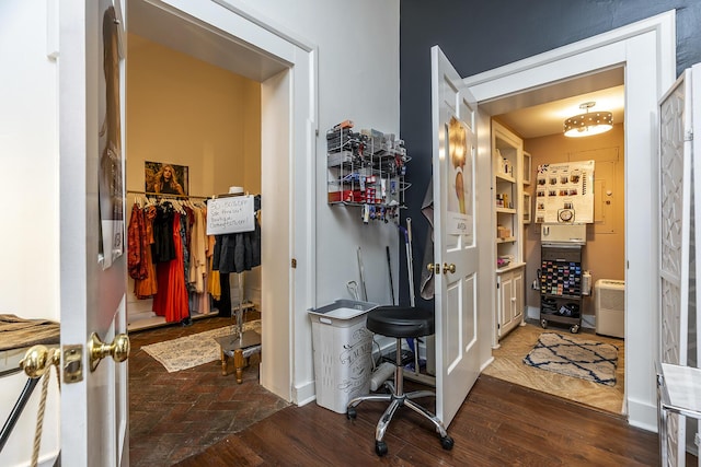 302 W High St, Lexington, KY 40507 - hall with wood finished floors