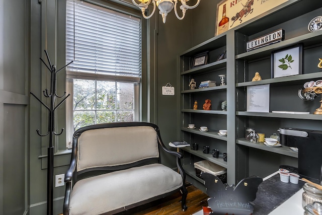 302 W High St, Lexington, KY 40507 - sitting room featuring a chandelier