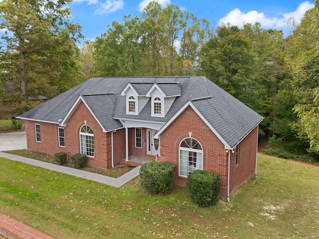 front of property with a front yard